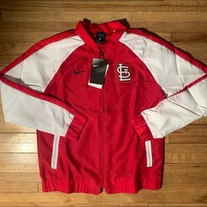 Nike St. Louis Cardinals Varsity Full-Zip Jacket Red Women's Size Small NEW MLB